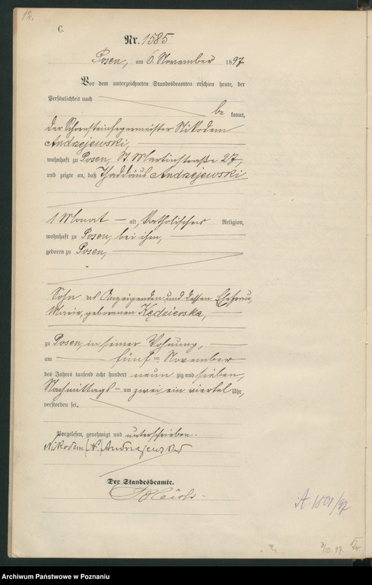 Obraz 15 z jednostki "Księga zgonów t. IV"