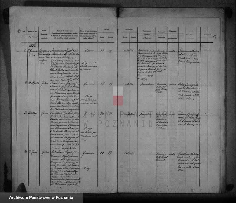 Obraz 11 z jednostki "Duplikat urodzonych, zaślubionych i zmarłych"