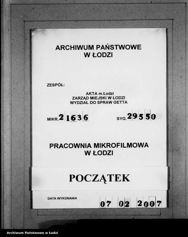 Obraz 1 z jednostki "J 1741-1760 [Wnioski Żydów z Getta o zwrot należności za towar wzięty na kredyt]"