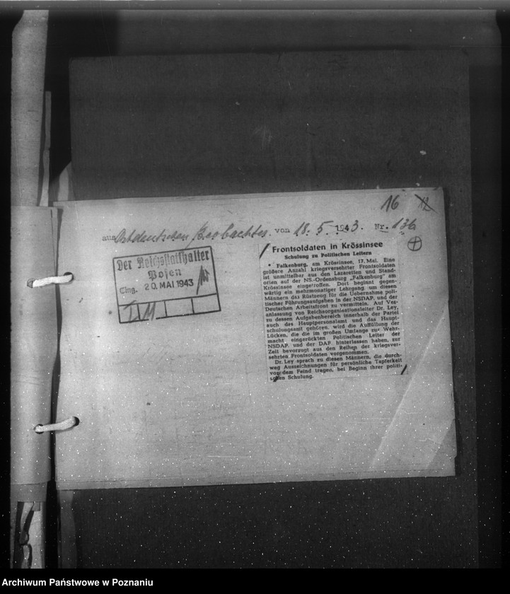 Obraz 20 z jednostki "Wycinki prasowe dotyczące Kraju Warty"