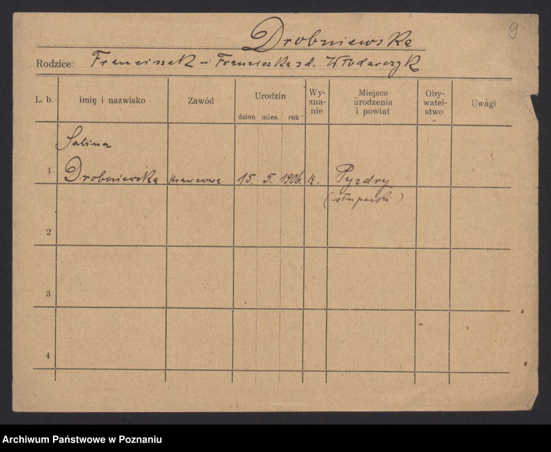 image.from.unit.number "Drobniewski - Drumota"