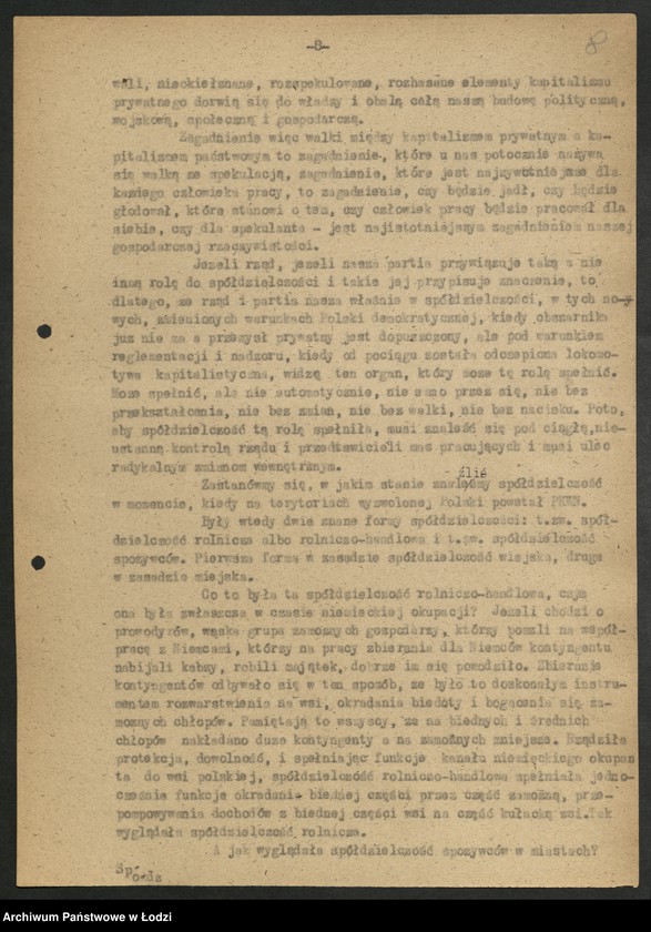 Obraz 9 z jednostki "Przemówienia tow. Hilarego Minca - Ministra Przemysłu"