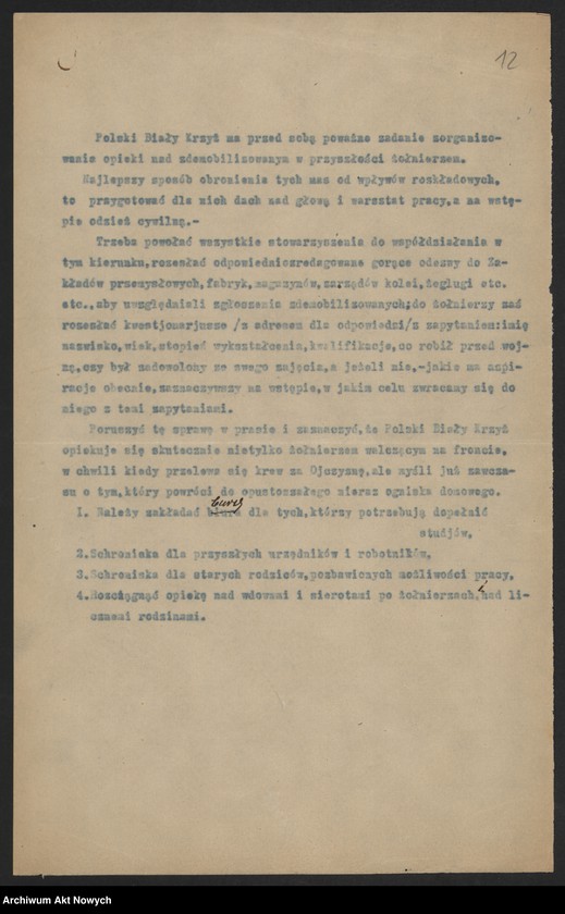 image.from.unit.number "Opieka nad zdemobilizowanymi Hallerczykami. Korespondencja"