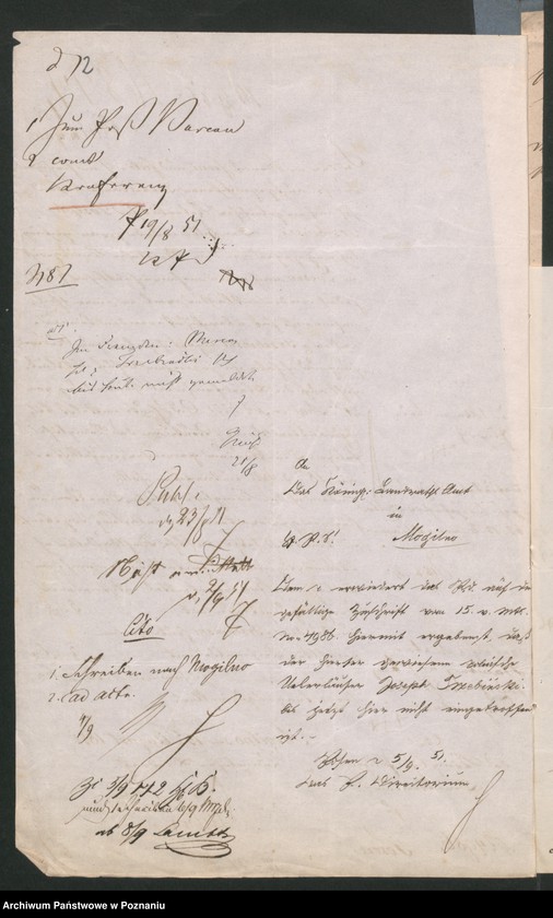 Obraz 6 z jednostki "A. betr. den polnischen Überläufer Joseph Trzebiński"