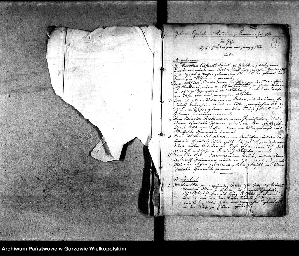 image.from.unit.number "Duplikate der Kirchenbücher von der Parochie Kernein (Karnin)"