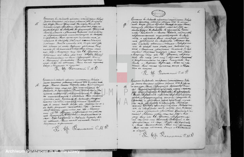 Obraz 5 z jednostki "Akta urodzeń, małżeństw i zgonów"