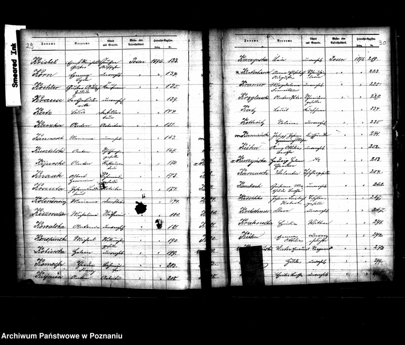 Obraz 19 z jednostki "Skorowidz nazwisk-akty małżeństwa"