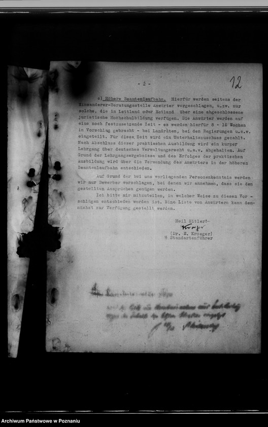 Obraz 16 z jednostki "Beamtenangelegenheiten und Abordnungen. Stadtplanung"