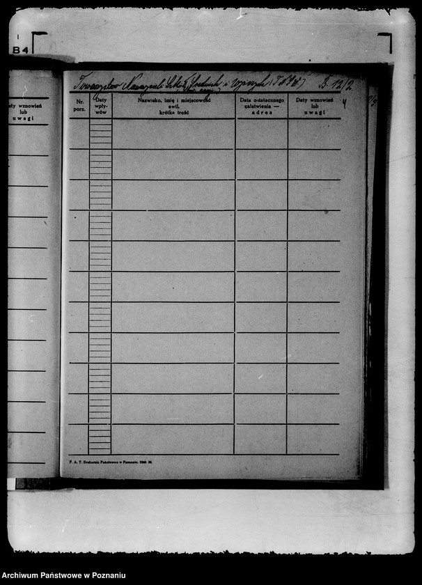 Obraz 9 z jednostki "Spisy spraw Wydziału Społeczno-Politycznego"