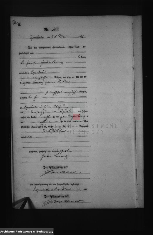 image.from.unit.number "Akta urodzeń - pierwopis nr 1-64"