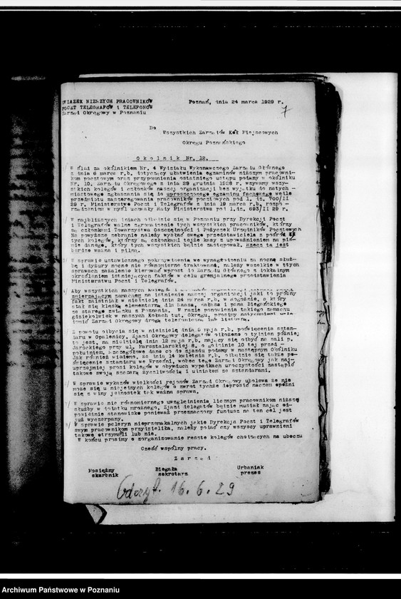 image.from.unit.number "Okólniki i korespondencja Zarządu Okręgowego"