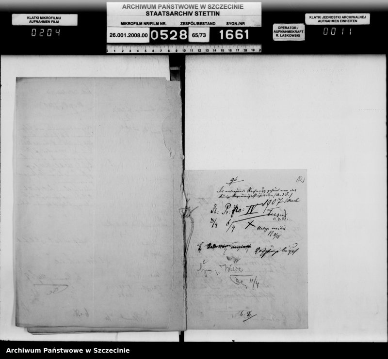 Obraz 11 z jednostki "Einrichtung der Gasbeleuchtung im Schloss, vol. II"