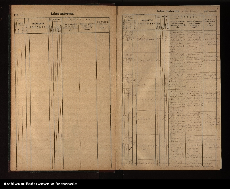 image.from.unit.number "Księga urodzeń, małżeństw i zgonów dla miejscowości Rajskie, Sakowczyk, Studenne, Horodek"