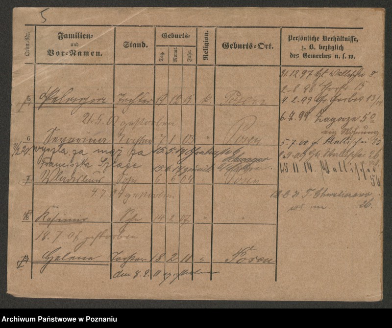 Obraz 14 z jednostki "Szulc (żonaci od Kazimierz do wdowy)"