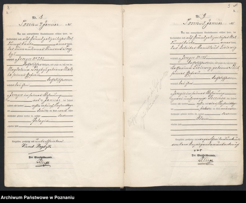 Obraz 8 z jednostki "Księga urodzeń t. I"