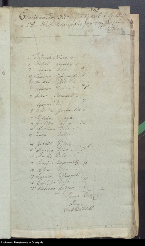 image.from.unit.number "Beläge der Passenheimschen Schul-Cassen-Rechnung"