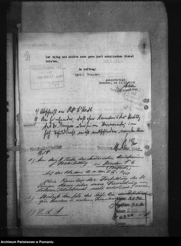 Obraz 6 z jednostki "Überbahme von Umsiedlern in den öffentlichen Dienst"