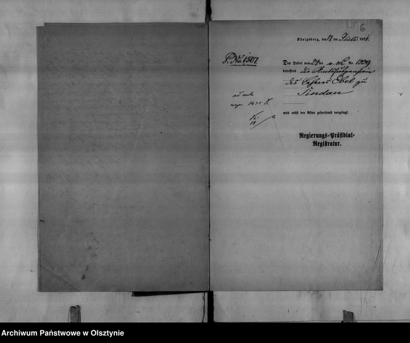 image.from.unit.number "Disziplinar-Untersuchung gegen den Lehrer Ebel [Wilhelm] zu Sindau Kreises Fischhausen"