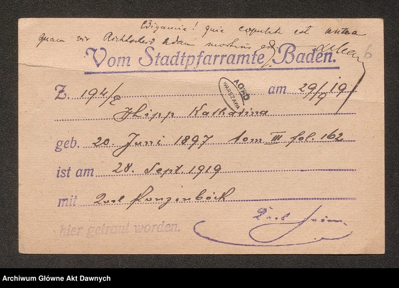 image.from.unit.number "Parafia: różne. Dekanat: różne. [Akta różnych urzędów parafialnych na terenie archidiecezji lwowskiej]."