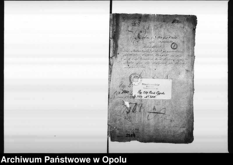 Obraz 4 z jednostki "Acta des Magistrats zu Oppeln betreffend die Ueberlassung des sogenannten städtischen Fischer Bergels an die auf der Domainen Amts Fischerey wohnenden Fischer für die Befungniss die Brücken aufzueissen Vol: I de anno 1812"