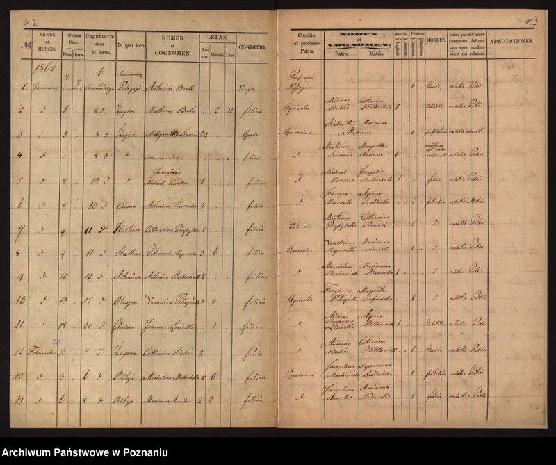 Obraz 3 z jednostki "Księga zgonów"