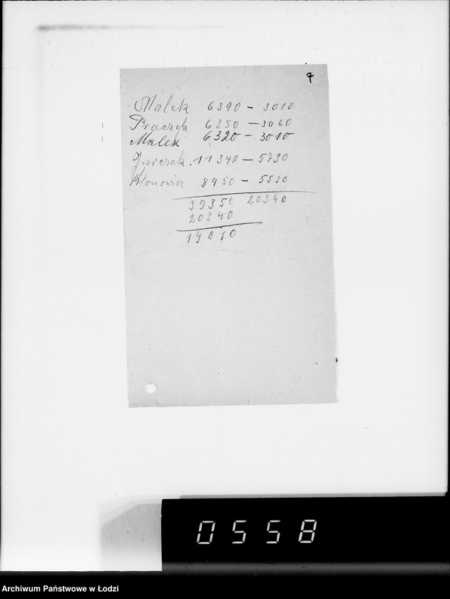 Obraz 11 z jednostki "Lebensmitteleinkauf. Aufträge, [Lieferscheinen und Rechnungen] 18421-18480"