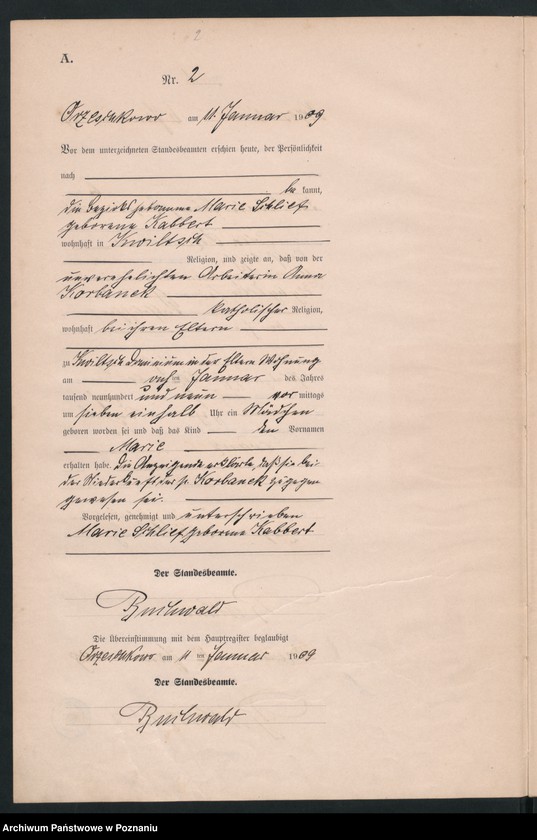 Obraz 5 z jednostki "Geburts-Neben-Register"