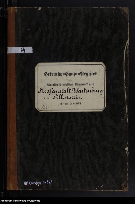 image.from.unit.number "Heiraths-Haupt-Register Nr 1"