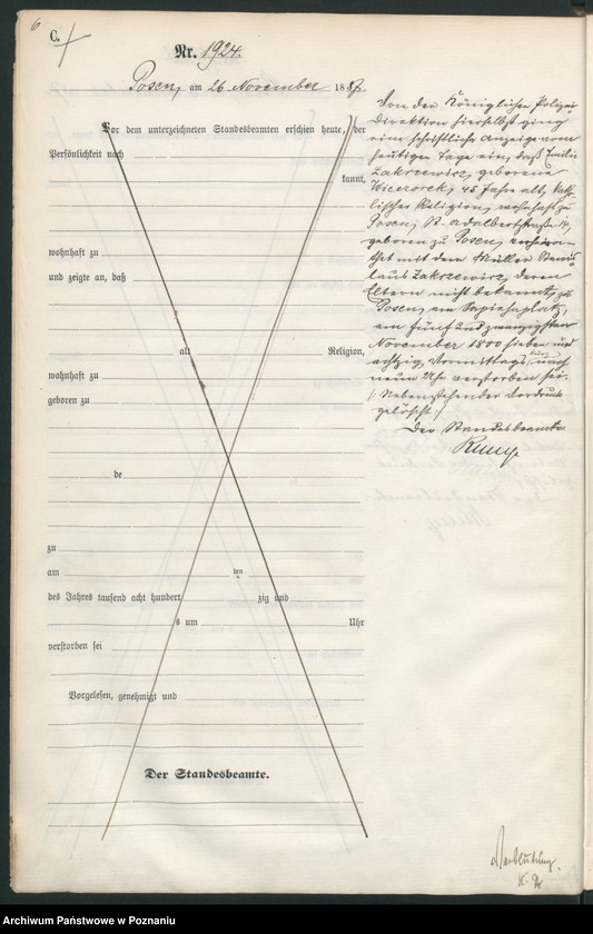 Obraz 9 z jednostki "Księga zgonów t. V"