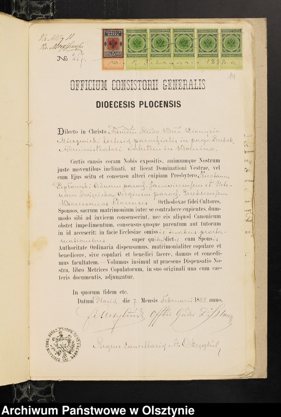 image.from.unit.number "[Annexa do ślubów z Parafii Grzebskiej za 1888 rok]"