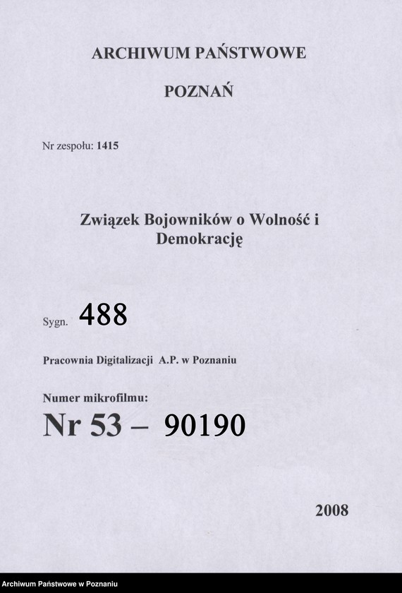 Obraz 3 z jednostki "Życiorysy powstańców wielkopolskich: U - V."