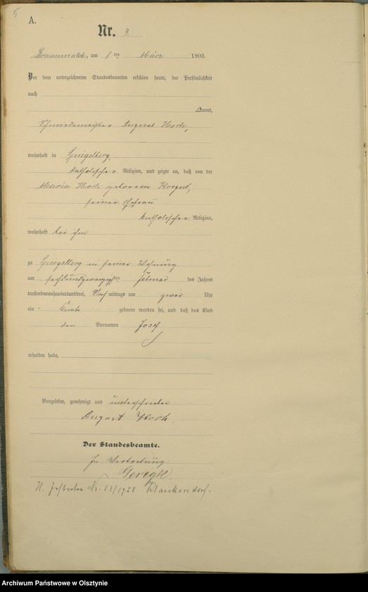 image.from.unit.number "Geburts-Haupt-Register Nr 1 - 71"