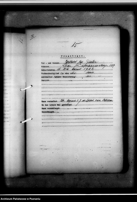 Obraz 19 z jednostki "Zweigstelle Litzmannstadt (Łódż) Vermissten - Listen. Soldaten 1- 81"