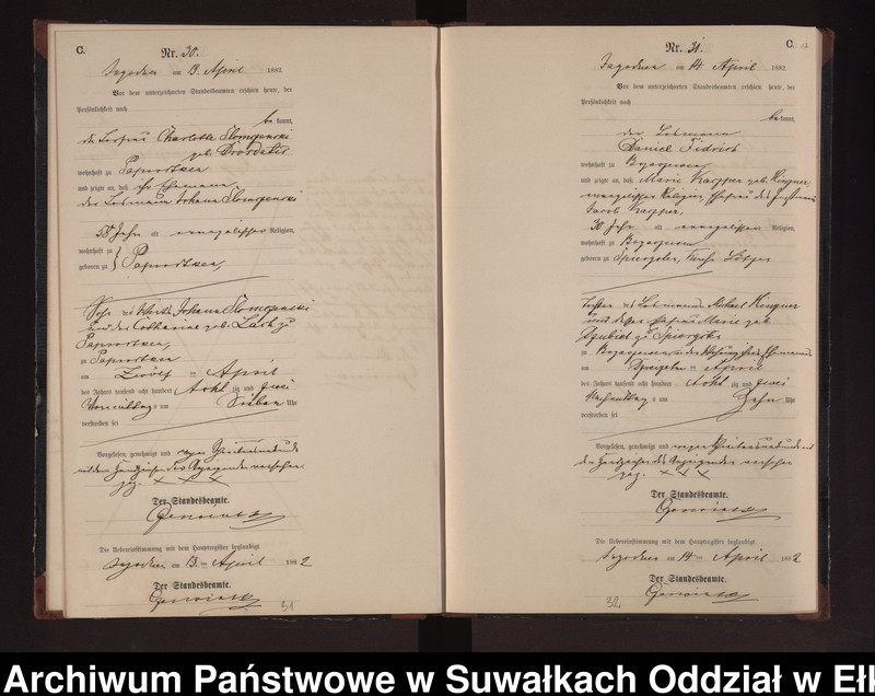 image.from.unit.number "Sterbe-Neben-Register des Preussischen Standes-Amtes Rydzewen Kreis Loetzen"