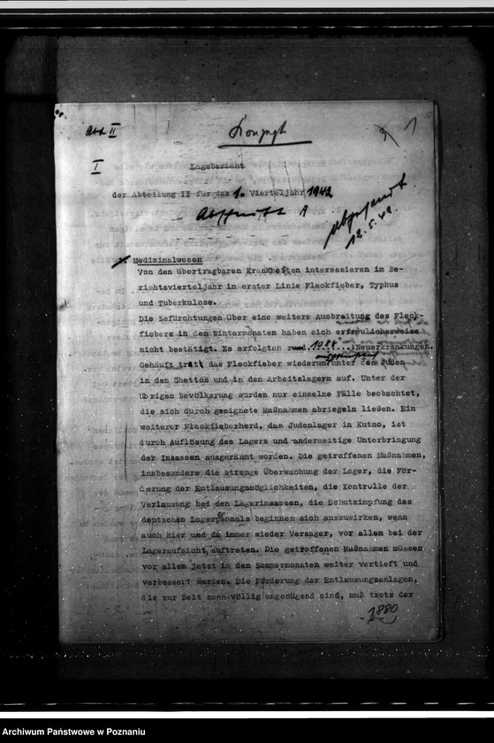 Obraz 5 z jednostki "Lagebericht der Abeilung II"