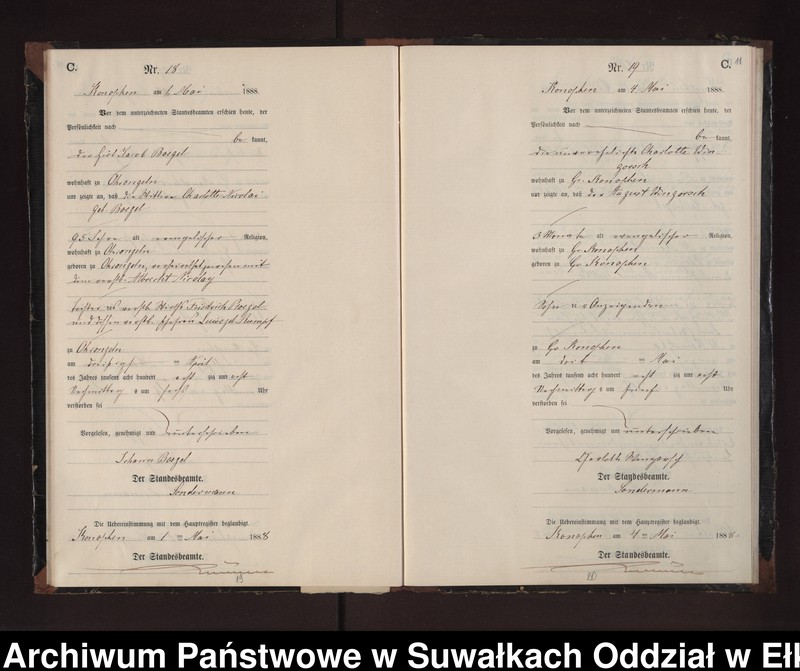image.from.unit.number "Sterbe-Neben-Register des Preussischen Standes-Amtes Gr. Konopken Kreis Loetzen"
