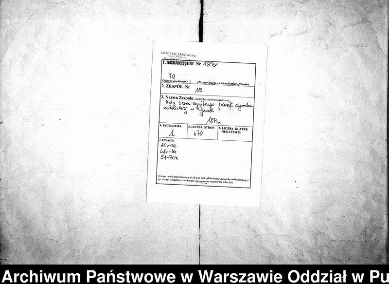 image.from.unit.number "Akta urodzeń, małżeństw i zgonów"