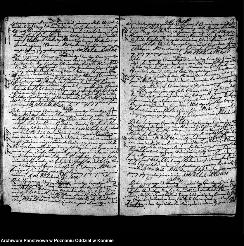 Obraz 9 z jednostki "Księga urodzonych, zmarłych, zaślubionych"