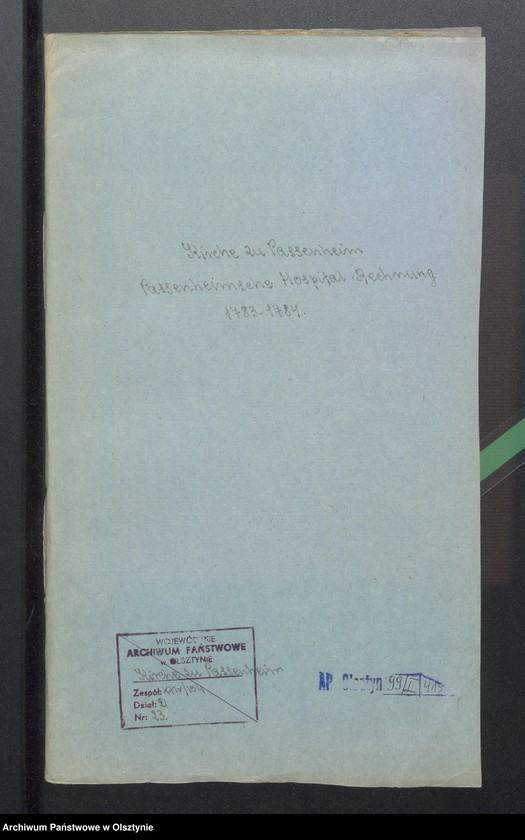 image.from.unit.number "Passenheimsche Hospital-Rechnung"