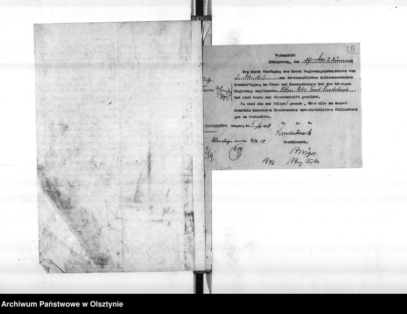 image.from.unit.number "Personal-Akten für den Regierungs-Büro-Diätar Hundertmark [Hermann]"