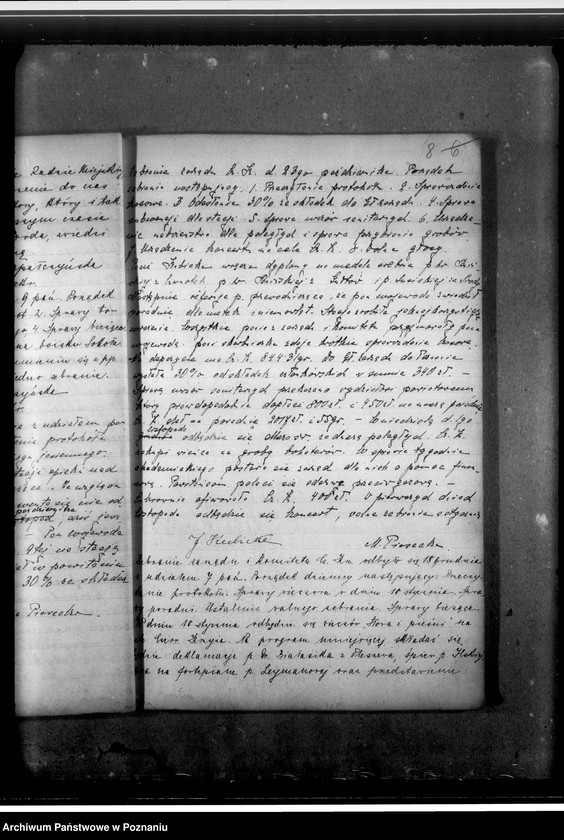 Obraz 13 z jednostki "Protokolarz zebrań Zarządu"