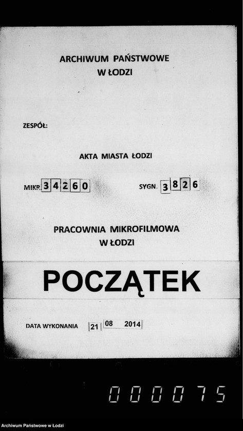 Obraz 1 z jednostki "Rasporaženija i perepiska gorodskoj skotobojni"