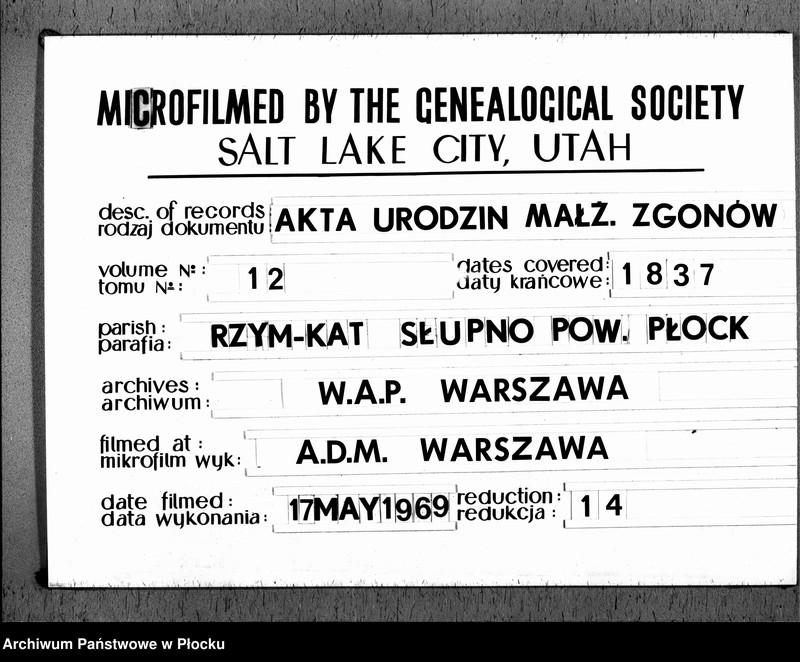 image.from.unit.number "Akta urodzeń, małżeństw i zgonów"