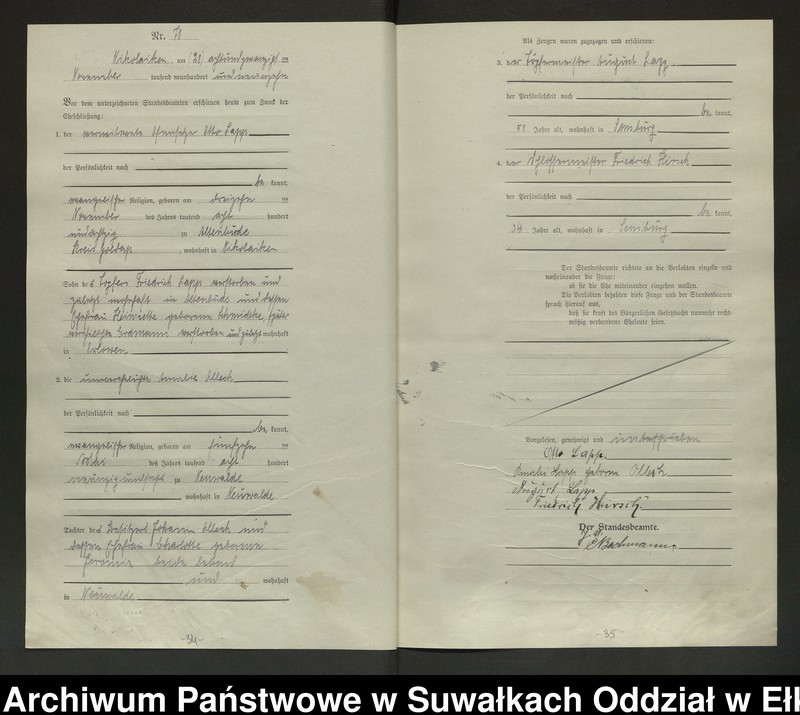image.from.unit.number "Heirats=Haupt=Register des Königlichen Preussischen Standes-Amtes Nikolaiken Kreis Sensburg"