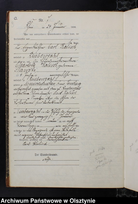 image.from.unit.number "Sterbe-Haupt-Register Nr 1 - 82"