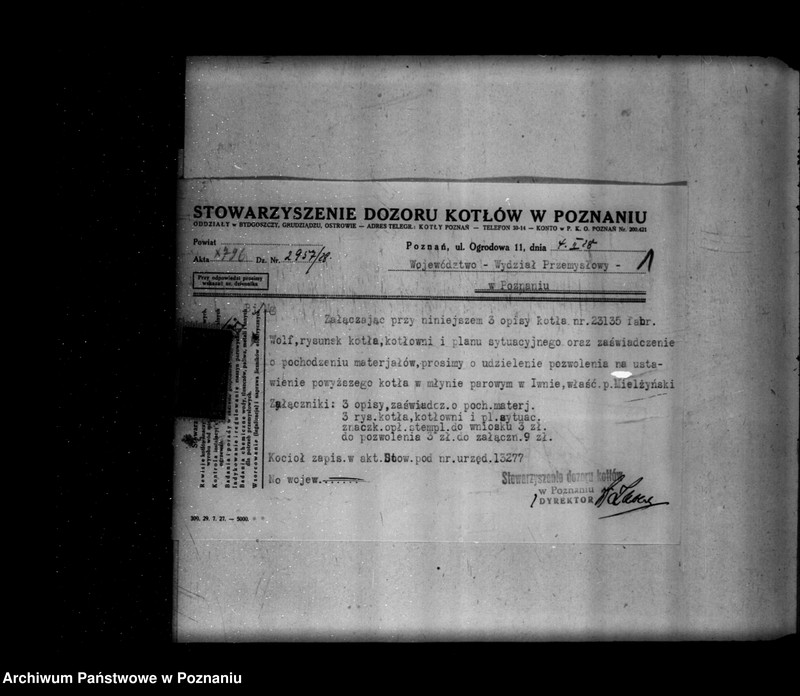 Obraz 5 z jednostki "Młyn parowy w Iwnie własność Hr. Mielżyńskiego nr woj. 6084"