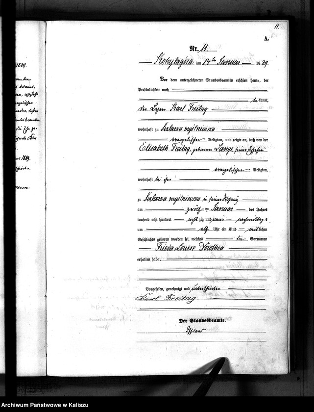 Obraz 14 z jednostki "[Księga urodzeń]"