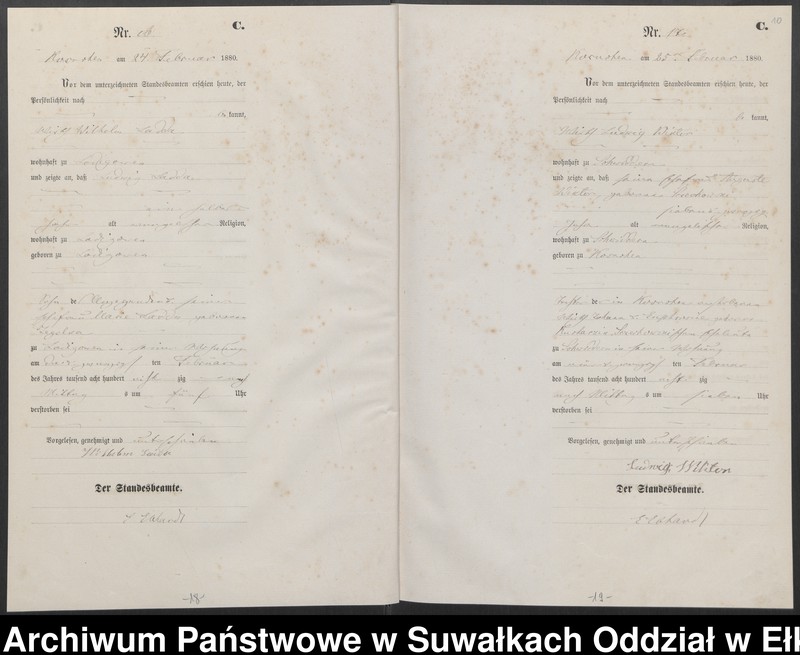 image.from.unit.number "Sterbe-Haupt-Register des Königlich Preussischen Standes-Amtes Belzonzen Kreis Johannisburg"