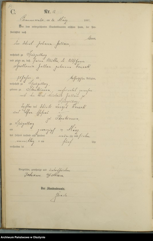 image.from.unit.number "Sterbe-Haupt-Register Nr 1 - 51"