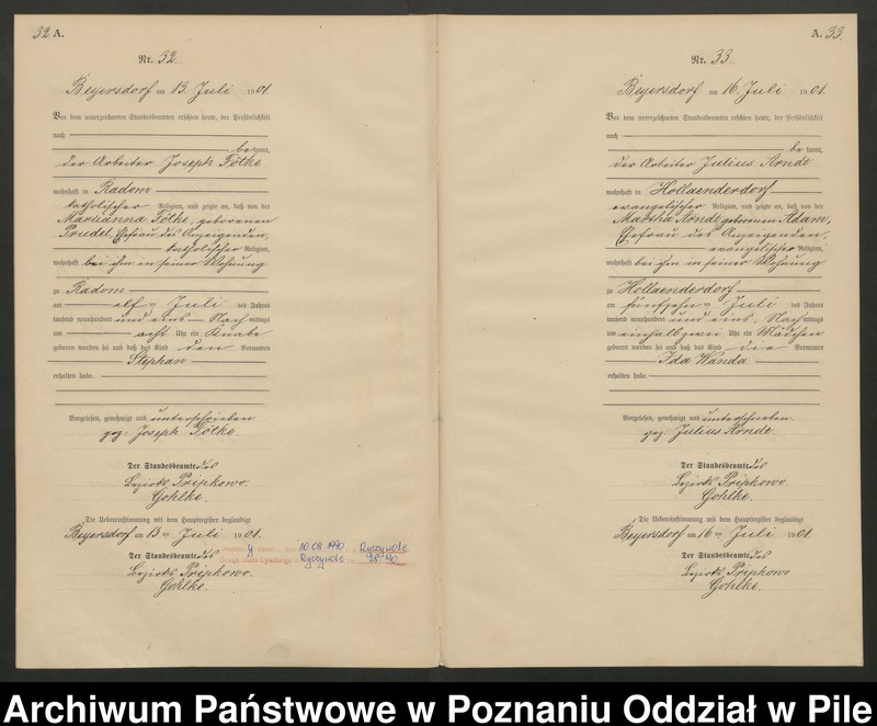 Obraz 19 z jednostki "Księga urodzeń"